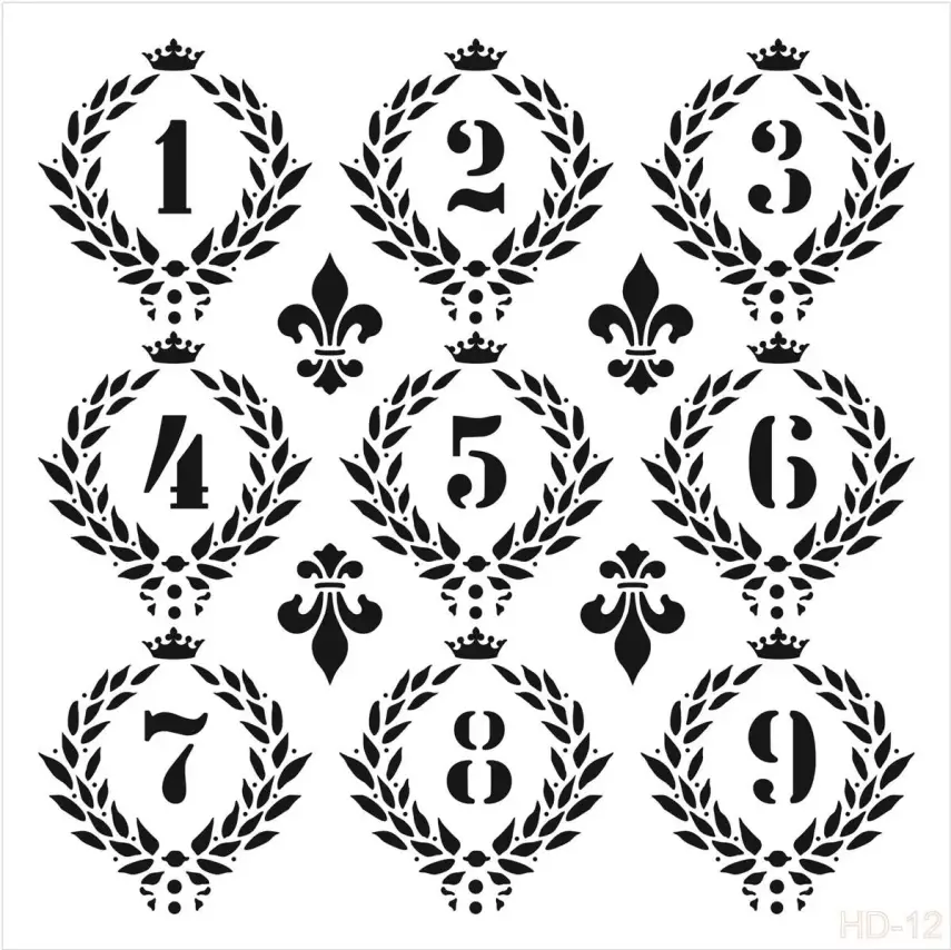 Cadence Home Decor Midi Stencil - HDM012 - 1