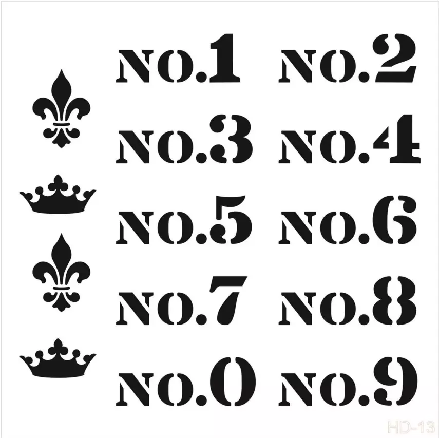 Cadence Home Decor Midi Stencil - HDM013 - 1