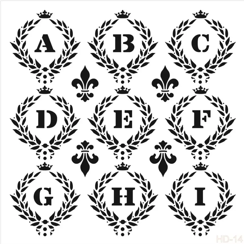 Cadence Home Decor Midi Stencil - HDM014 - 1