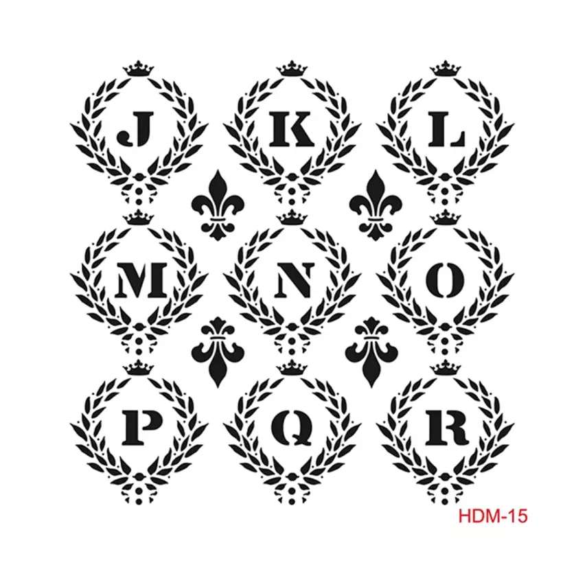 Cadence Home Decor Midi Stencil - HDM015 - 1