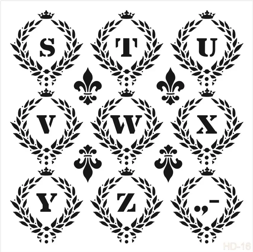 Cadence Home Decor Midi Stencil - HDM016 - 1