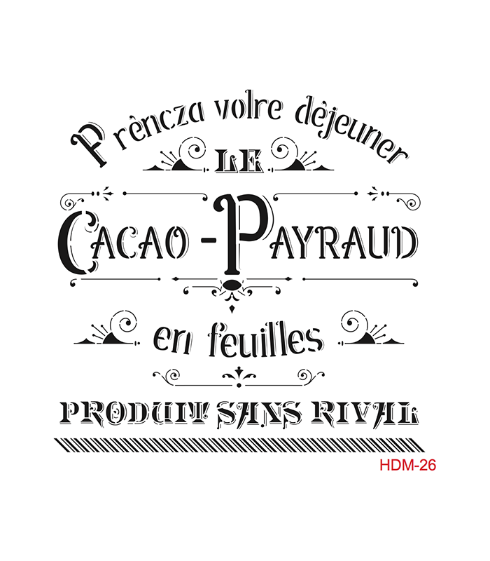 Cadence Home Decor Midi Stencil - HDM026 - 1