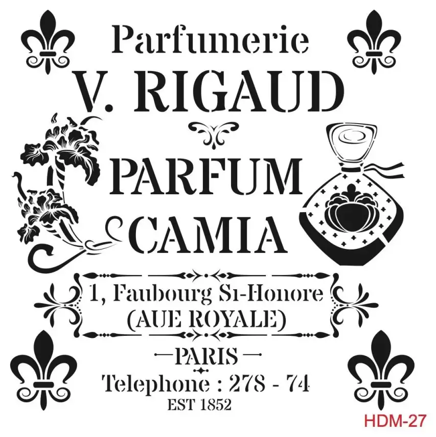 Cadence Home Decor Midi Stencil - HDM027 - 1