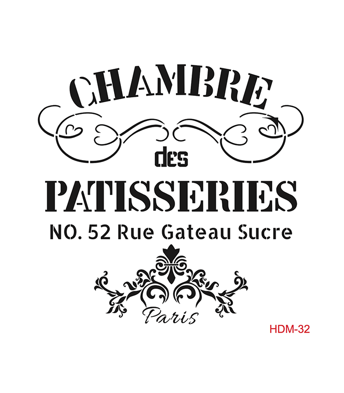 Cadence Home Decor Midi Stencil - HDM032 - 1