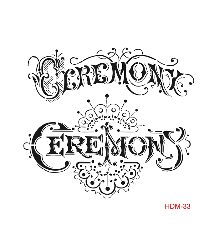 Cadence Home Decor Midi Stencil - HDM033 - 1