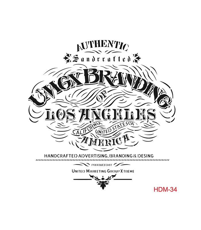 Cadence Home Decor Midi Stencil - HDM034 - 1