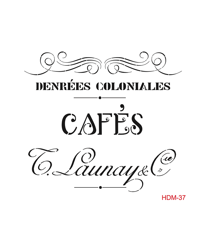 Cadence Home Decor Midi Stencil - HDM037 - 1