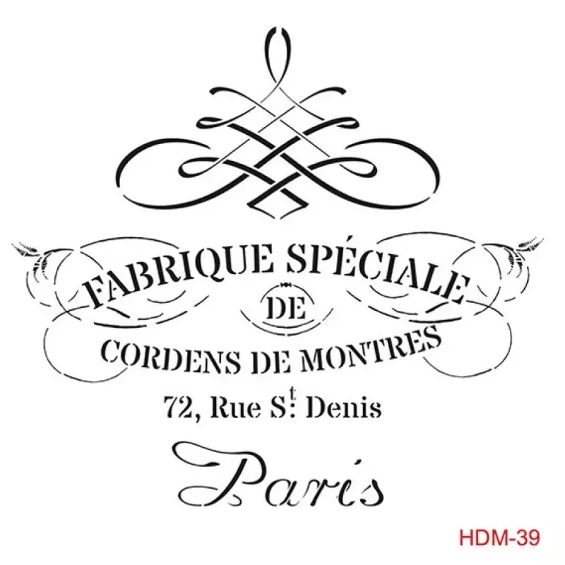 Cadence Home Decor Midi Stencil - HDM039 - 1