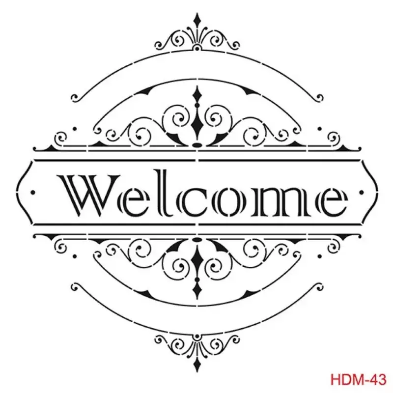 Cadence Home Decor Midi Stencil - HDM043 - 1