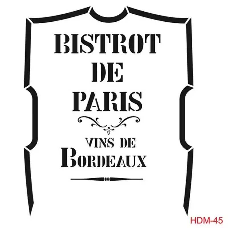 Cadence Home Decor Midi Stencil - HDM045 - 1