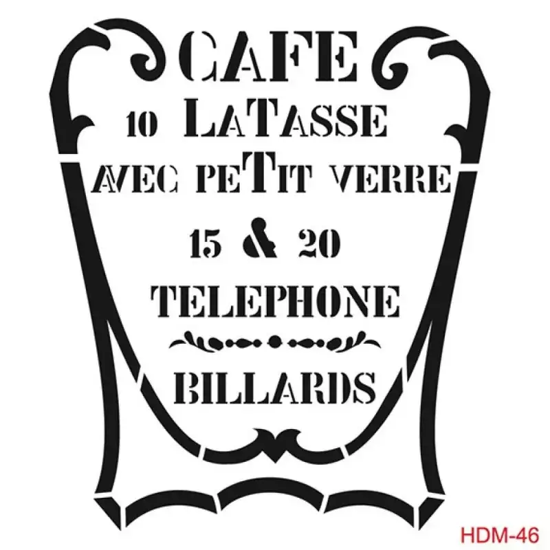 Cadence Home Decor Midi Stencil - HDM046 - 1