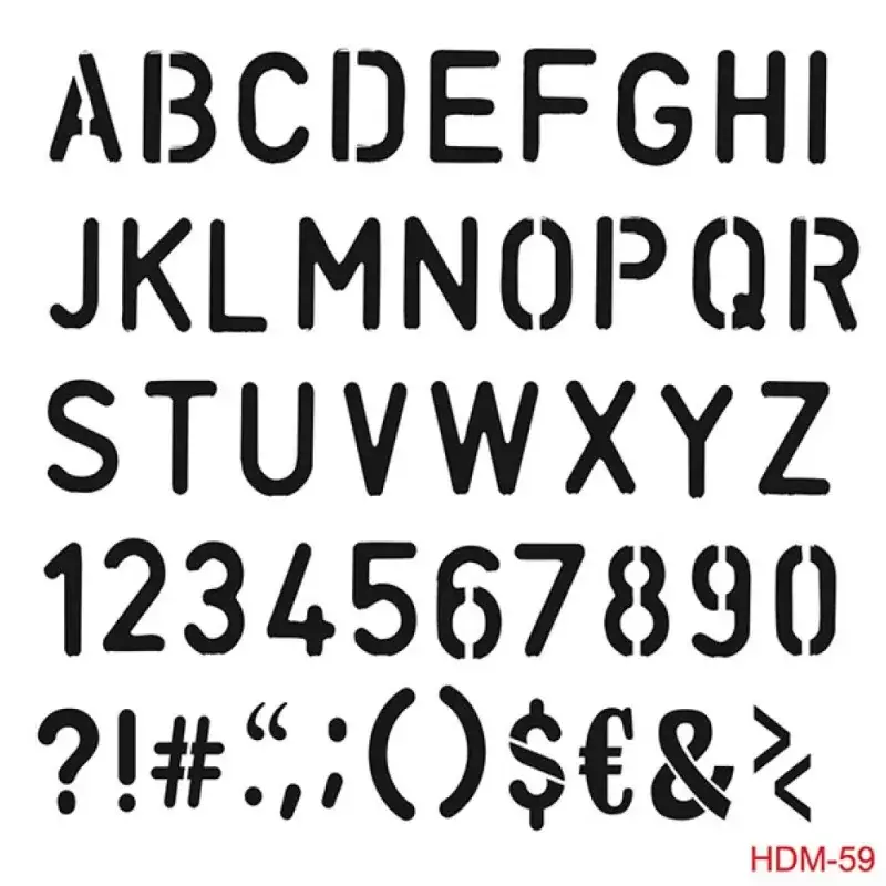 Cadence Home Decor Midi Stencil - HDM059 - 1