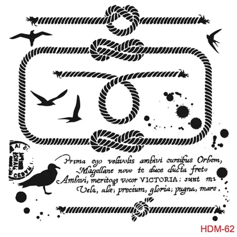 Cadence Home Decor Midi Stencil - HDM062 - 1