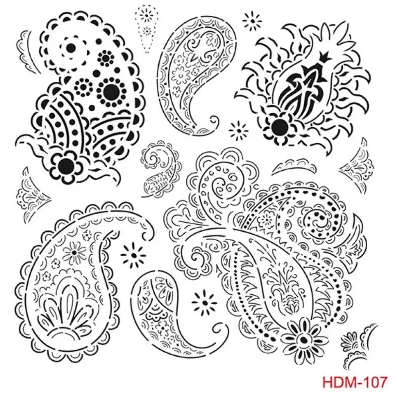 Cadence Home Decor Midi Stencil - HDM107 - 1