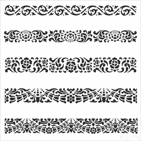 Cadence Home Decor Midi Stencil - HDM197 - 1