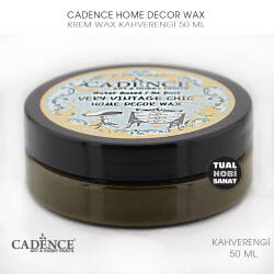 Cadence Home Decor Wax Koyu Kahverengi - Cadence