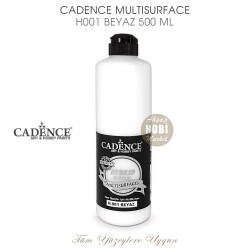 Cadence Hybrid Multisurface H001 Beyaz Akrilik Boya 500 ml - Cadence