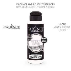 Cadence Hybrid Multisurface H004 Antik Beyaz Akrilik Boya 120 ml - Cadence