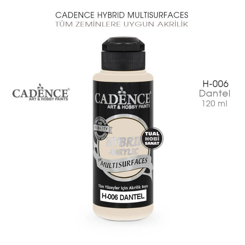 Cadence Hybrid Multisurface H006 Dantel Akrilik Boya 120 ml - 1