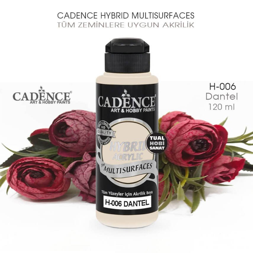 Cadence Hybrid Multisurface H006 Dantel Akrilik Boya 120 ml - 2