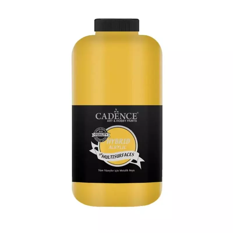 Cadence Hybrid Multisurface H009 Sarı Akrilik Boya 2000 ml - 1