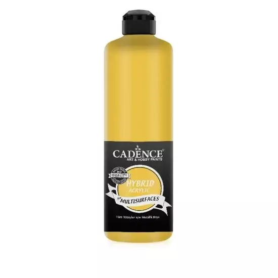 Cadence Hybrid Multisurface H009 Sarı Akrilik Boya 500 ml - 1