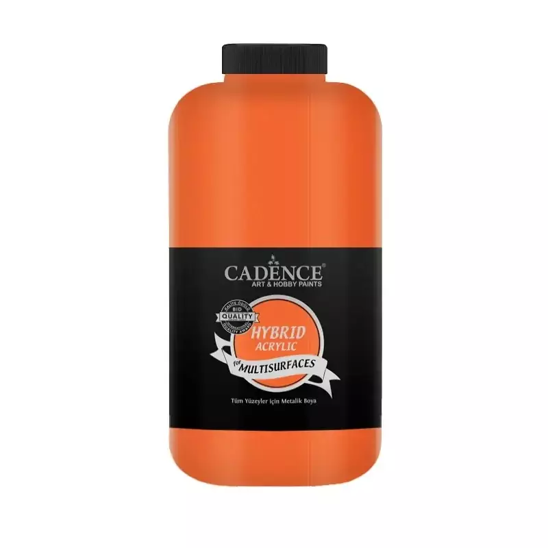 Cadence Hybrid Multisurface H012 Turuncu Akrilik Boya 2000 ml - 1