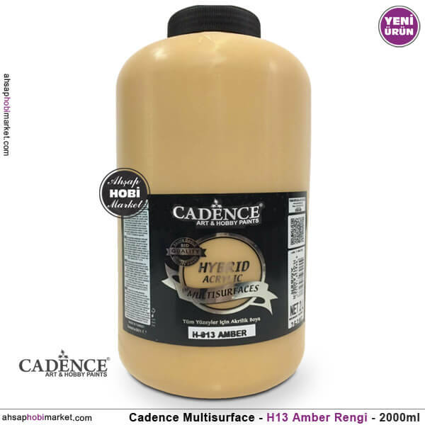 Cadence Hybrid Multisurface H013 Amber Akrilik Boya 2000 ml - 1