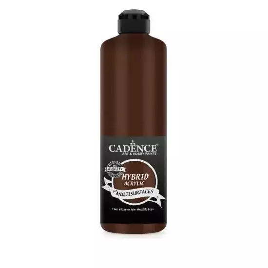 Cadence Hybrid Multisurface H017 Çikolata Akrilik Boya 500 ml - 1