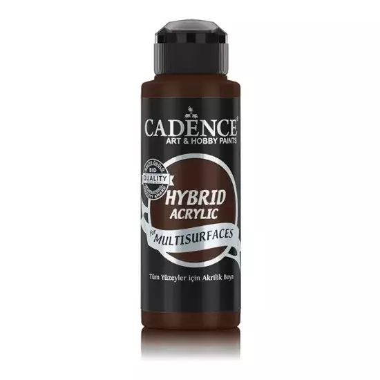 Cadence Hybrid Multisurface H018 Koyu Kahve Akrilik Boya 120 ml - 1