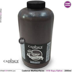 Cadence Hybrid Multisurface H018 Koyu Kahve Akrilik Boya 2000 ml - Cadence