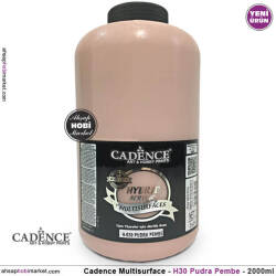 Cadence Hybrid Multisurface H030 Pudra Pembe Akrilik Boya 2000 ml - Cadence