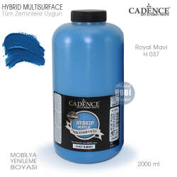 Cadence Hybrid Multisurface H037 Royal Mavi Akrilik Boya 2000 ml - Cadence