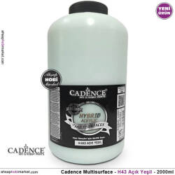 Cadence Hybrid Multisurface H043 Açık Yeşil Akrilik Boya 2000 ml - Cadence