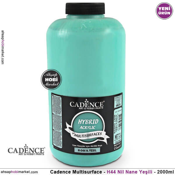 Cadence Hybrid Multisurface H044 Nane Yeşili Akrilik Boya 2000 ml - 1