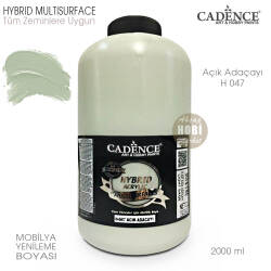 Cadence Hybrid Multisurface H047 Açık Adaçayı Akrilik Boya 2000 ml - Cadence