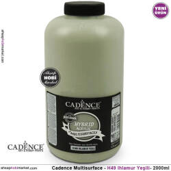 Cadence Hybrid Multisurface H049 Ihlamur Yeşili Akrilik Boya 2000 ml - Cadence
