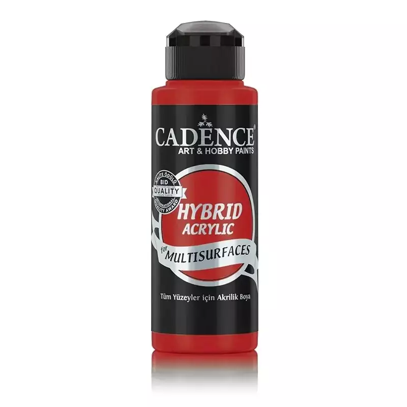 Cadence Hybrid Multisurface H053 Crimson Kırmızı Akrilik Boya 120 ml - 1