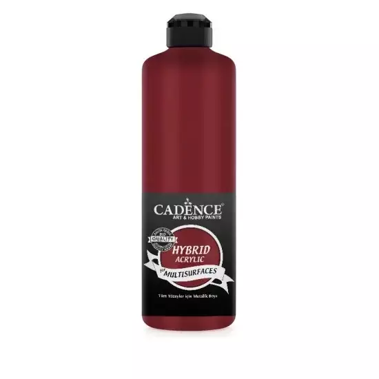 Cadence Hybrid Multisurface H055 Bordo Akrilik Boya 500 ml - 1
