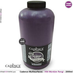 Cadence Hybrid Multisurface H064 Mürdüm Akrilik Boya 2000 ml - Cadence