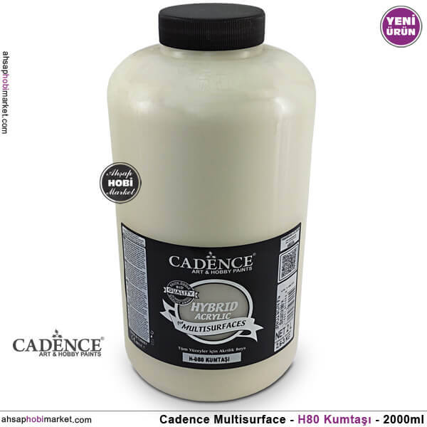 Cadence Hybrid Multisurface H080 Kumtaşı Akrilik Boya 2000 ml - 1
