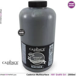 Cadence Hybrid Multisurface H081 Grafiti Gri Akrilik Boya 2000 ml - Cadence