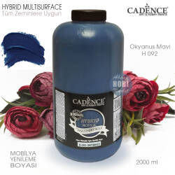 Cadence Hybrid Multisurface H092 Okyanus Akrilik Boya 2000 ml - Cadence (1)