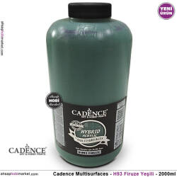 Cadence Hybrid Multisurface H093 Firuze Yeşili Akrilik Boya 2000 ml - Cadence