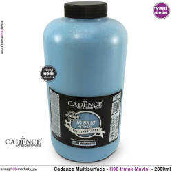 Cadence Hybrid Multisurface H098 Irmak Mavi Akrilik Boya 2000 ml - Cadence