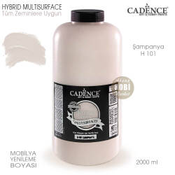 Cadence Hybrid Multisurface H101 Şampanya Akrilik Boya 2000 ml - Cadence