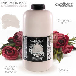 Cadence Hybrid Multisurface H101 Şampanya Akrilik Boya 2000 ml - Cadence (1)