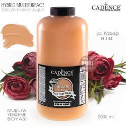 Cadence Hybrid Multisurface H104 Balkabağı Akrilik Boya 2000 ml - Cadence (1)