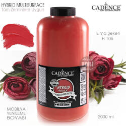 Cadence Hybrid Multisurface H106 Elma Şekeri Akrilik Boya 2000 ml - Cadence (1)