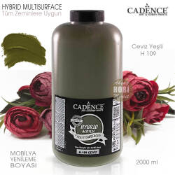 Cadence Hybrid Multisurface H109 Ceviz Yeşili Akrilik Boya 2000 ml - Cadence (1)